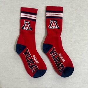 University of Arizona Wildcats Red and Blue Socks
